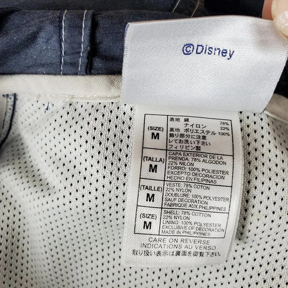 Disneyland Resort Navy Blue Jacket Size Medium Mickey Embroidered - Picture 15 of 16